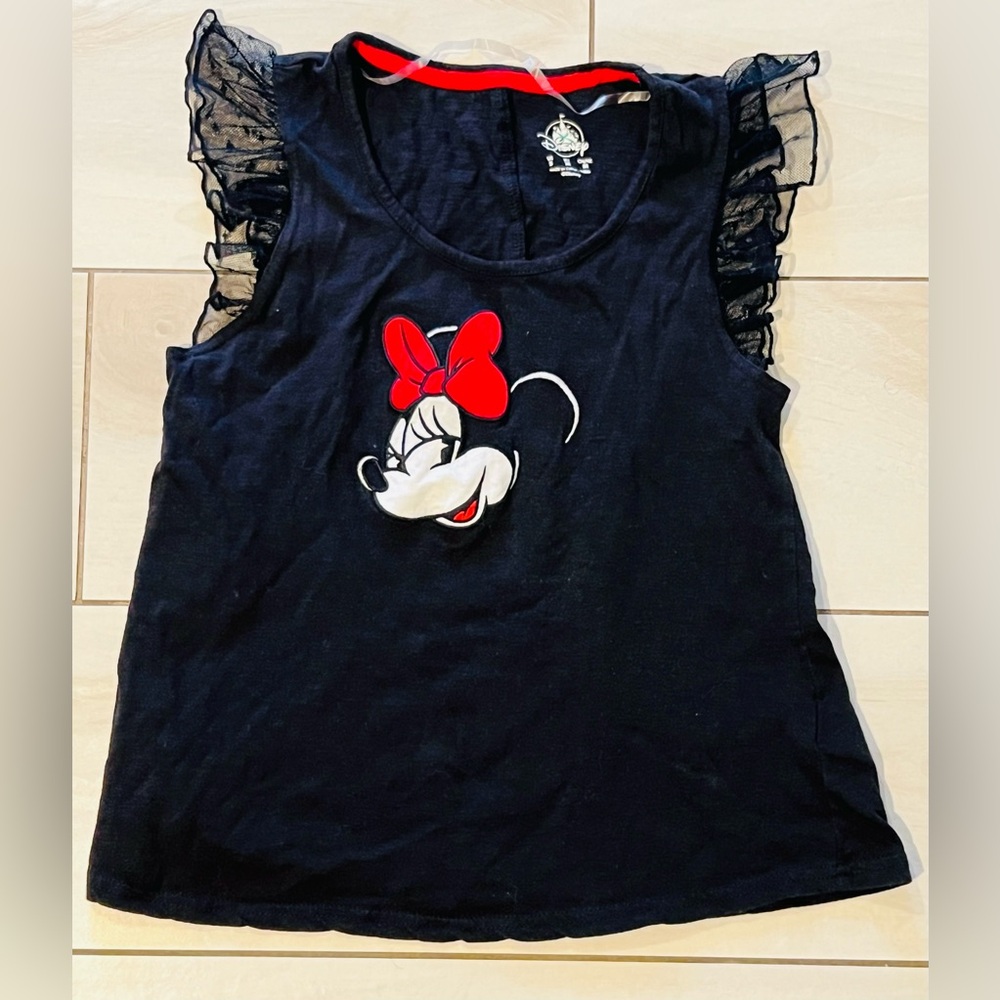 Disney Minnie Mouse Wing Sleeve Tank Top for Women  Sz. S